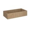 Flux modular storage double wooden planter box kendal oak - FL-PL2-KO