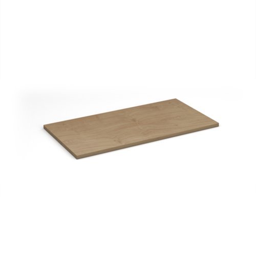 Flux modular storage double wooden top shelf kendal oak - FL-TS2-KO