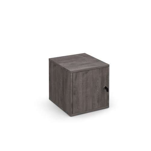 Flux modular storage single box locker grey oak - FL-BLD1-GO