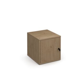 Flux modular storage single box locker kendal oak - FL-BLD1-KO