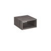 Flux modular storage single wooden cubby shelf grey oak - FL-CS1-GO