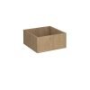 Flux modular storage single wooden planter box kendal oak - FL-PL1-KO