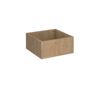 Flux modular storage single wooden planter box kendal oak - FL-PL1-KO