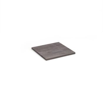 Flux modular storage single wooden top shelf grey oak - FL-TS1-GO
