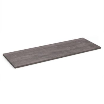 Flux modular storage triple wooden top shelf grey oak - FL-TS3-GO