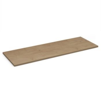 Flux modular storage triple wooden top shelf kendal oak - FL-TS3-KO