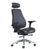 Franklin high back 24 hour task chair black faux leather - FRA400K2