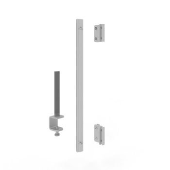 Front mounting screen bracket for aluminium frame screen returns mid-runs - SBKT50