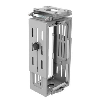 Halo large under desk CPU holder silver - HLCPU-S