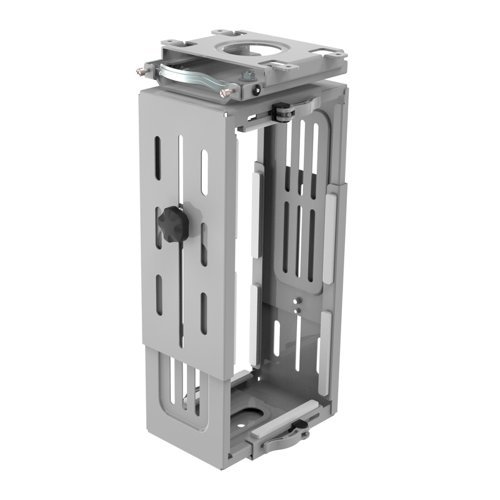 Halo large under desk CPU holder silver - HLCPU-S