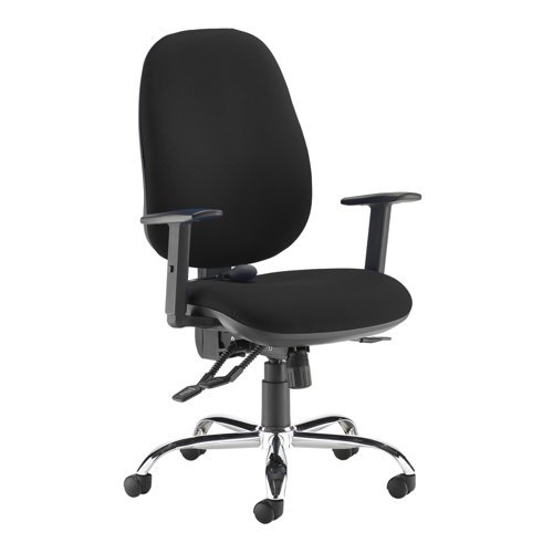Jota Ergo 24hr ergonomic asynchro task chair black - JXERGOB-BLK