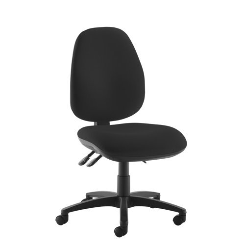 Jota XL fabric back operator chair with no arms black - JH40-000-BLK