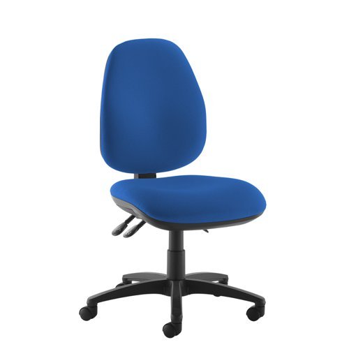 Jota XL fabric back operator chair with no arms blue - JH40-000-BLU