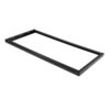 Lateral filing frame for Bisley systems storage cupboards and tambours black - BUR