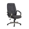 Lucca high back fabric managers chair charcoal - LUC300T1-C