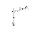 Luna single flat screen monitor arm white - LSMARM-WH