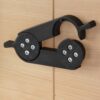 Meeting table linking device black - TVLOCK