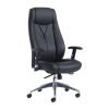Odessa high back executive chair black faux leather - ODE300T1