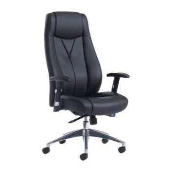 Odessa high back executive chair black faux leather - ODE300T1
