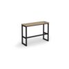 Otto Poseur benching solution high bench 1050mm wide black frame kendal oak top - HB1050-K-KO