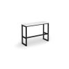 Otto Poseur benching solution high bench 1050mm wide black frame white top - HB1050-K-WH