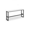 Otto Poseur benching solution high bench 1650mm wide black frame white top - HB1650-K-WH