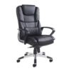 Palermo high back executive chair black faux leather - PAL300K2