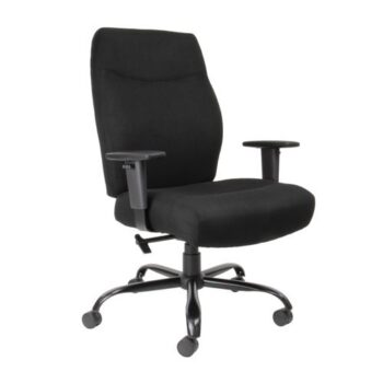 Porter bariatric operator chair with black fabric seat and back - POR300T1-K