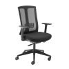 Ronan mesh back operators chair with fixed arms black - RON300T1-K