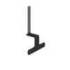 Screen bracket for the ends of back to back Adapt and Fuze desks black - EDELSB-K