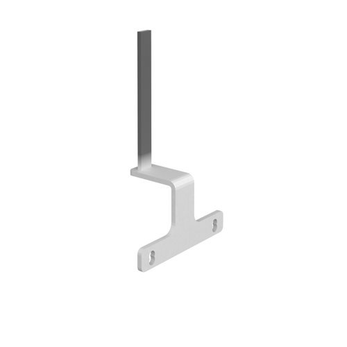 Screen bracket for the ends of back to back Adapt and Fuze desks white - EDELSB-WH