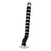 Segregated cable spine 760mm long black - ROSP-BL