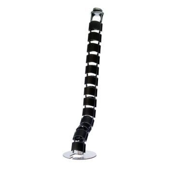 Segregated cable spine 760mm long black - ROSP-BL