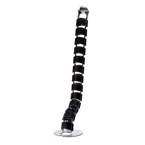 Segregated cable spine 760mm long black - ROSP-BL
