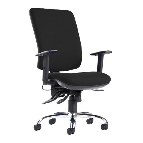 Senza Ergo 24hr ergonomic asynchro task chair black - SXERGOB-BLK
