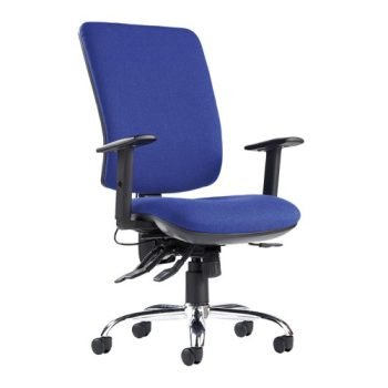 Senza Ergo 24hr ergonomic asynchro task chair blue - SXERGOB-BLU