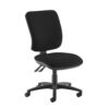 Senza High fabric back operator chair with no arms black - SH40-000-BLK
