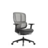 Shelby black mesh back operator chair with black fabric seat - SHL300K2-K