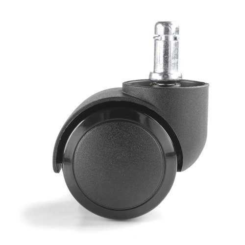 Soft edge castor (pack of 5) 50mm black - CAS01