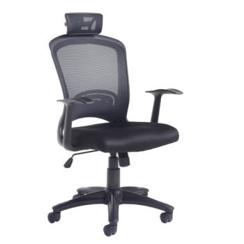 Solaris mesh back operator chair black - SOL300T1-K