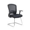 Solaris mesh visitors chair black - SOL100C1-K
