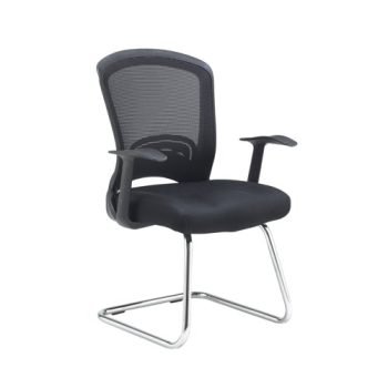 Solaris mesh visitors chair black - SOL100C1-K