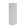 Steel clean and dirty locker with 1 shelf grey with grey door - WKCD181G