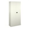 Steel contract cupboard with 4 shelves 1968mm high white - DSC78WH