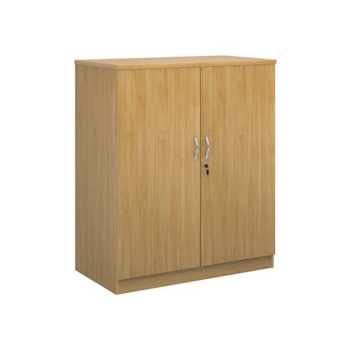 Systems double door cupboard 1200mm high oak - DD12O