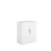 Systems double door cupboard 1200mm high white - DD12WH