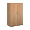 Systems double door cupboard 1600mm high beech - DD16B
