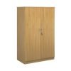 Systems double door cupboard 1600mm high oak - DD16O