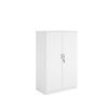 Systems double door cupboard 1600mm high white - DD16WH