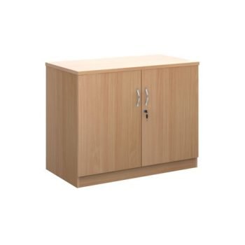 Systems double door cupboard 800mm high beech - DD8B